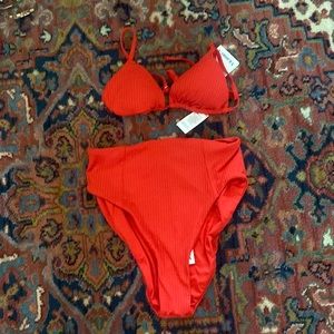 VITAMIN A BIKINI TOP & BOTTOM SET SMALL NWT